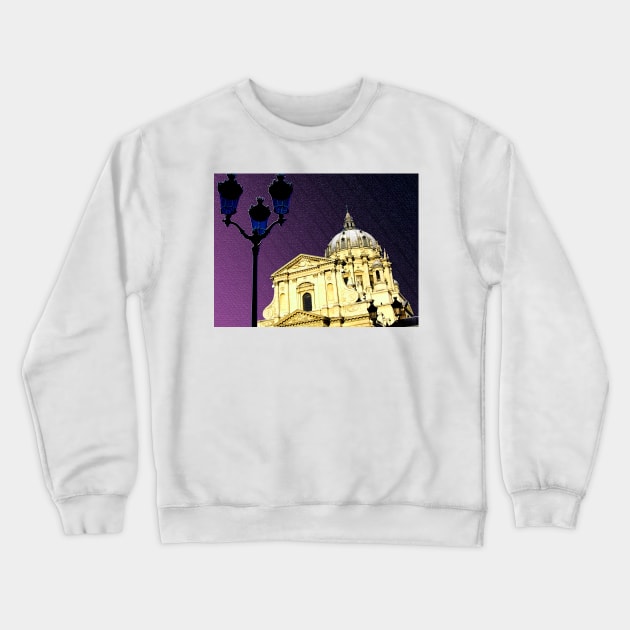 France. Paris. The church of the Val-de-Grâce. Crewneck Sweatshirt by vadim19